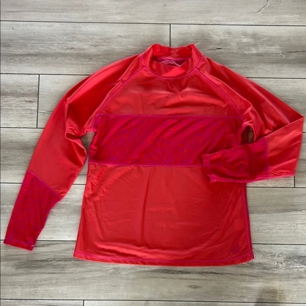 UV Skinz UPF 50+ swim sun protection long sleeve shirt top size Large